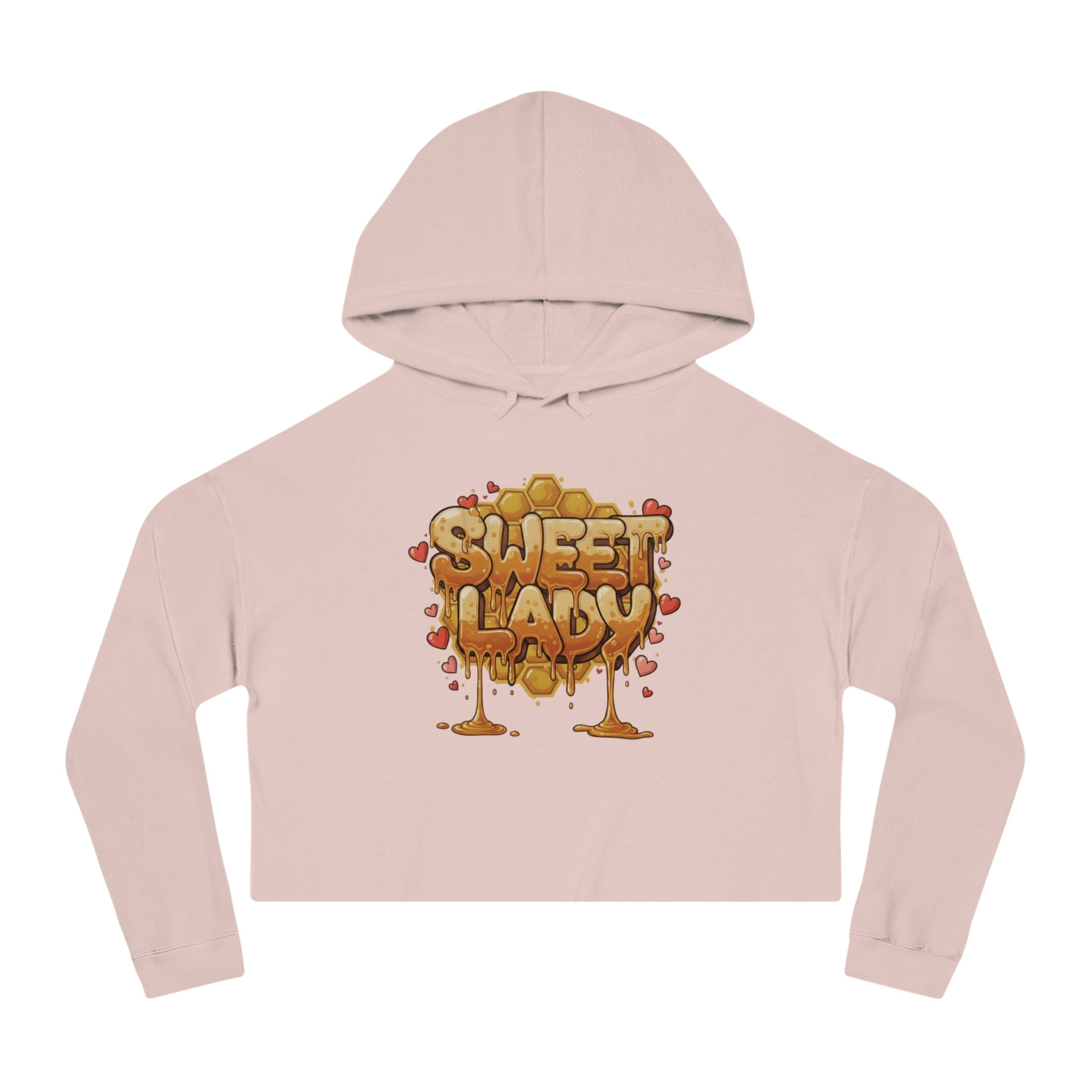 Sweet Lady Honey Drip Cropped Hoodie