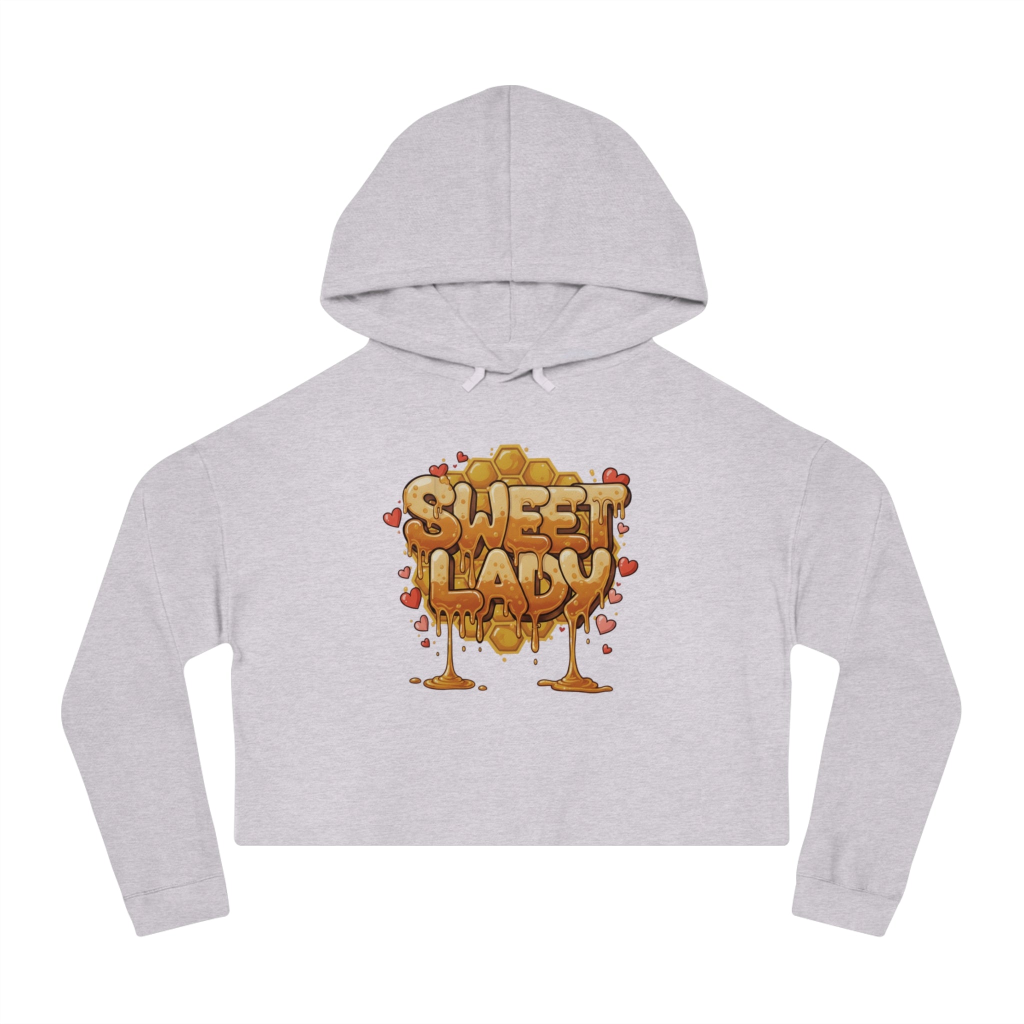 Sweet Lady Honey Drip Cropped Hoodie