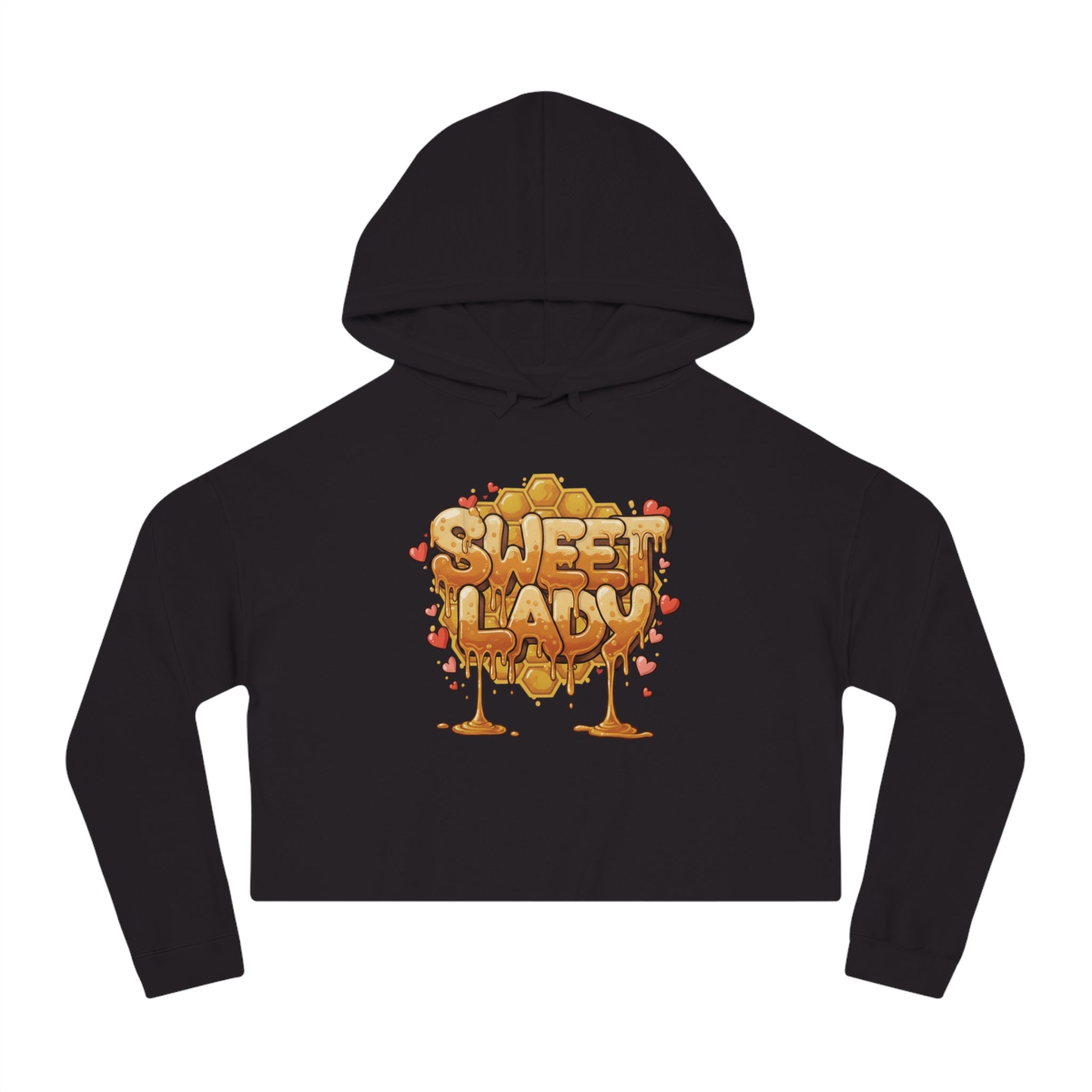 Sweet Lady Honey Drip Cropped Hoodie